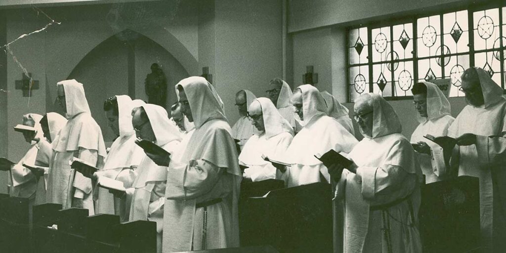 friars at prayer, archival