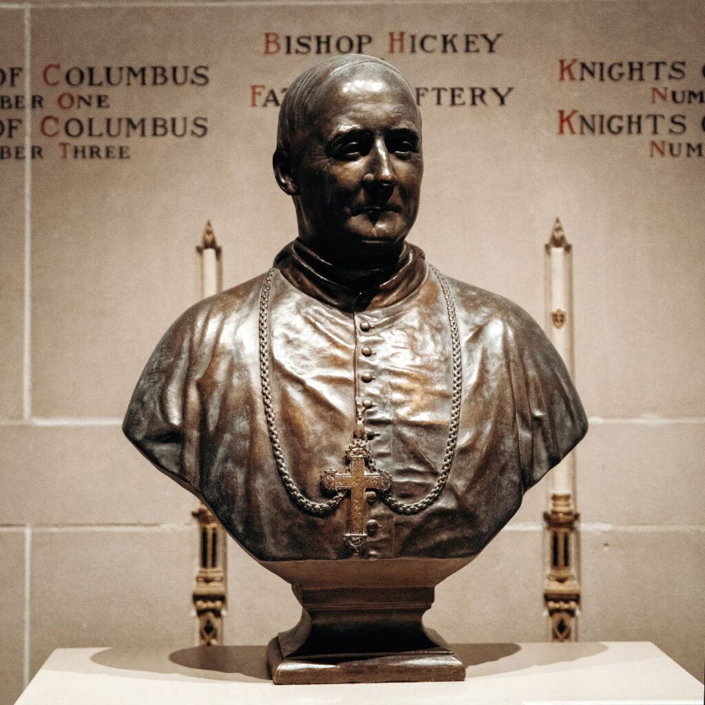 Bust of Bishop Matthew Harkins