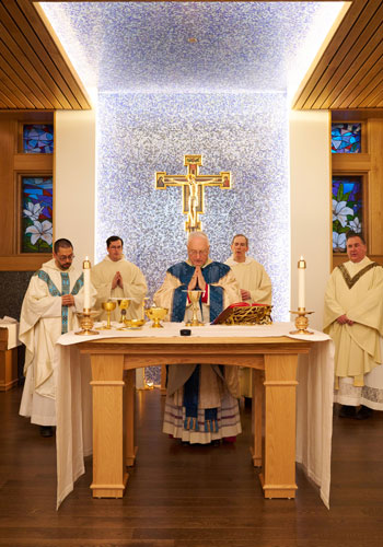 The Our Lady of Lourdes Chapel in the Mondor center