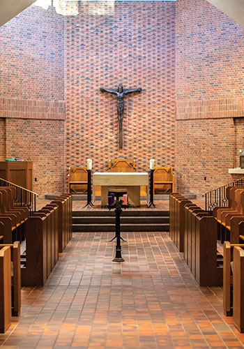 The chapel within the Priory
